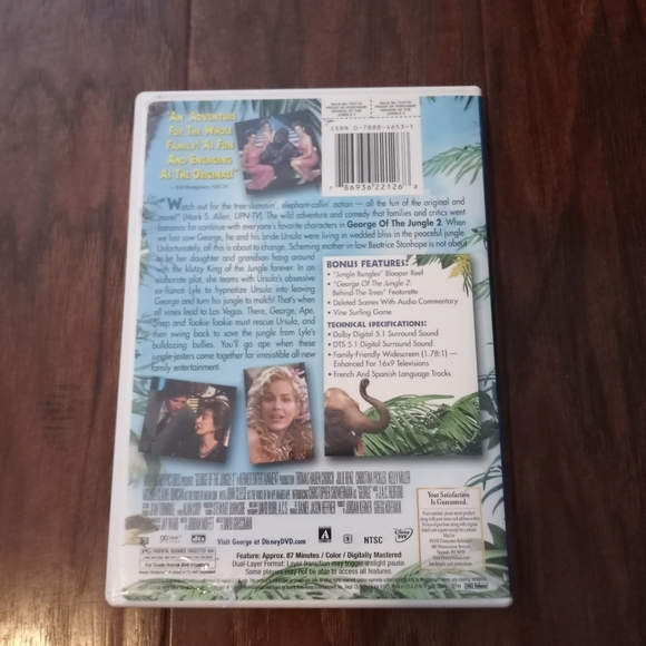 Walt Disney's GEORGE OF THE JUNGLE 2 on DVD - Picture 2 of 2